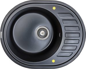 Кухонная мойка Ecoshtein KREIS OV 620 Черный