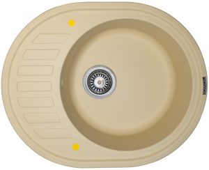 Кухонная мойка Ecoshtein KREIS OV 620 Шампань