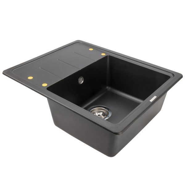 Кухонная мойка Ecoshtein RECHTECK 620 Черный