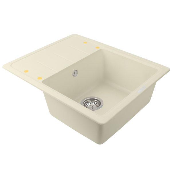 Кухонная мойка Ecoshtein RECHTECK 620 Капучино