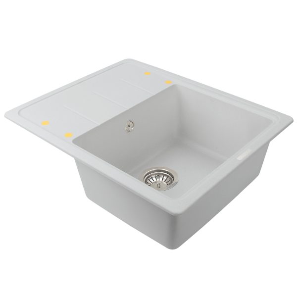 Кухонная мойка Ecoshtein RECHTECK 620 Серый шелк