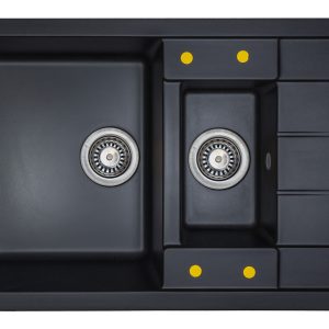 Кухонная мойка Ecoshtein RECHTECK 781.5 Черный