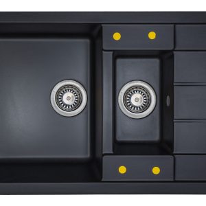 Кухонная мойка Ecoshtein RECHTECK 781.5 Черный