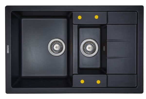 Кухонная мойка Ecoshtein RECHTECK 781.5 Черный
