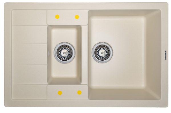 Кухонная мойка Ecoshtein RECHTECK 781.5 Капучино
