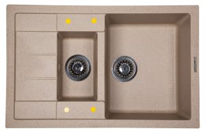 Кухонная мойка Ecoshtein RECHTECK 781.5 Песочный