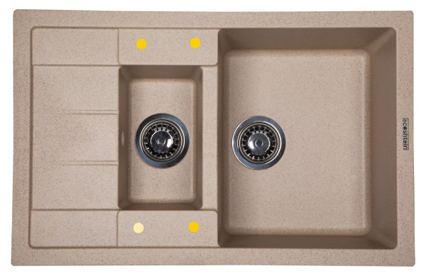 Кухонная мойка Ecoshtein RECHTECK 781.5 Песочный
