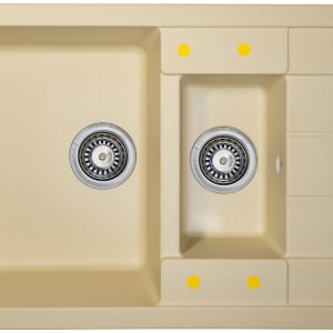 Кухонная мойка Ecoshtein RECHTECK 781.5 Шампань