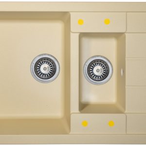 Кухонная мойка Ecoshtein RECHTECK 781.5 Шампань