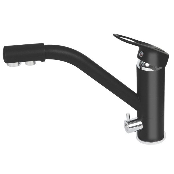 Смеситель Zigmund & Shtain 1100  смеситель ZS ЧЕРН.БАЗАЛЬТ