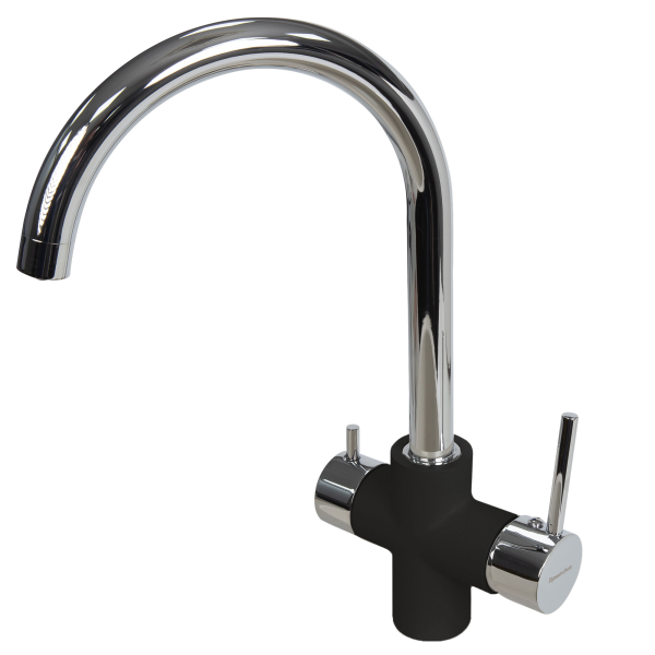 Смеситель Zigmund & Shtain 1800  смеситель ZS ЧЕРН.БАЗАЛЬТ