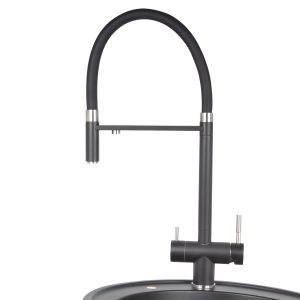 Смеситель Zigmund & Shtain 2300  смеситель ZS ЧЕРН.БАЗАЛЬТ