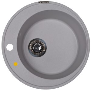 Кухонная мойка Ecoshtein KREIS 500 Серый шелк