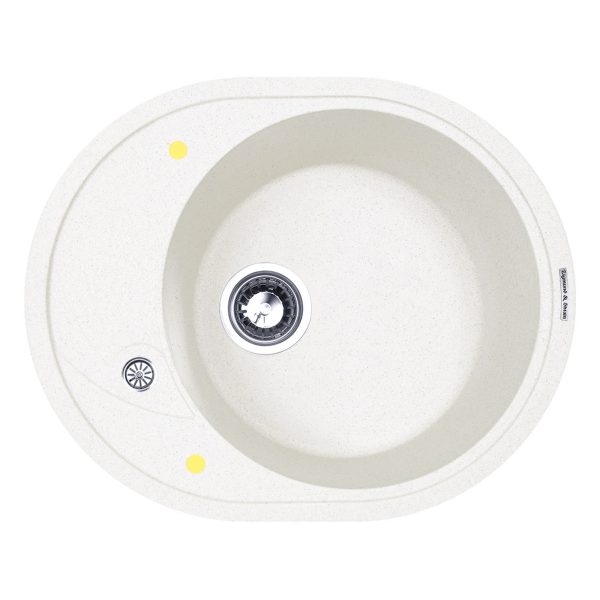 Кухонная мойка Zigmund & Shtain KREIS OV 575 КАМЕН.СОЛЬ