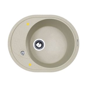 Кухонная мойка Zigmund & Shtain KREIS OV 575 РЕЧН.ПЕСОК