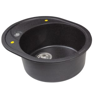 Кухонная мойка Zigmund & Shtain KREIS OV 575 ТЕМН.СКАЛА