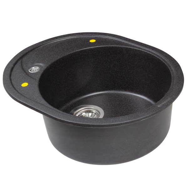 Кухонная мойка Zigmund & Shtain KREIS OV 575 ТЕМН.СКАЛА