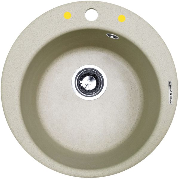 Кухонная мойка Zigmund & Shtain KREIS 480 РЕЧН.ПЕСОК