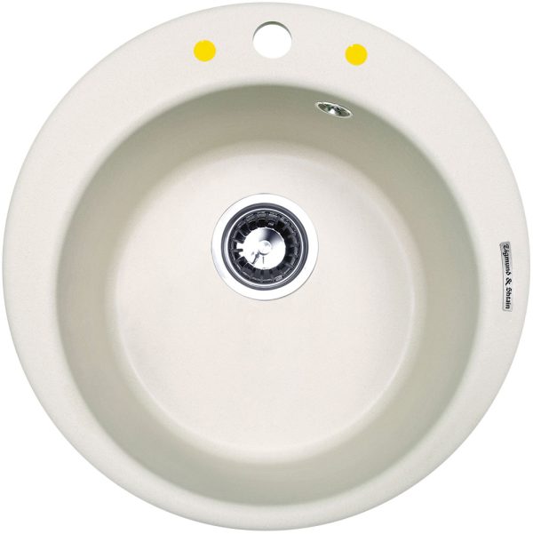 Кухонная мойка Zigmund & Shtain KREIS 480 ИНД.ВАНИЛЬ