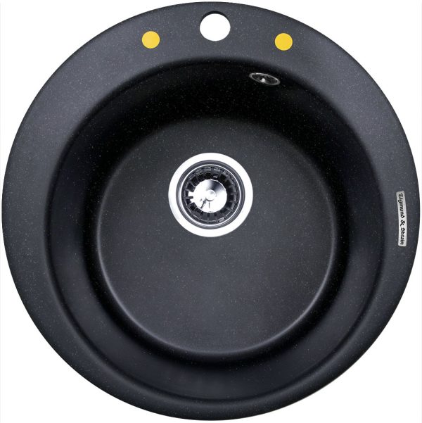 Кухонная мойка Zigmund & Shtain KREIS 480 ТЕМН.СКАЛА