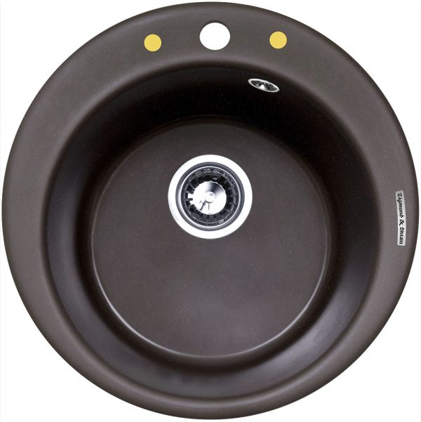 Кухонная мойка Zigmund & Shtain KREIS 480 ШВЕЙЦ.ШОКОЛАД