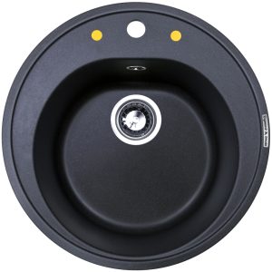 Кухонная мойка Zigmund & Shtain KREIS 505 ТЕМН.СКАЛА