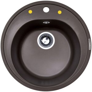 Кухонная мойка Zigmund & Shtain KREIS 505 ШВЕЙЦ.ШОКОЛАД