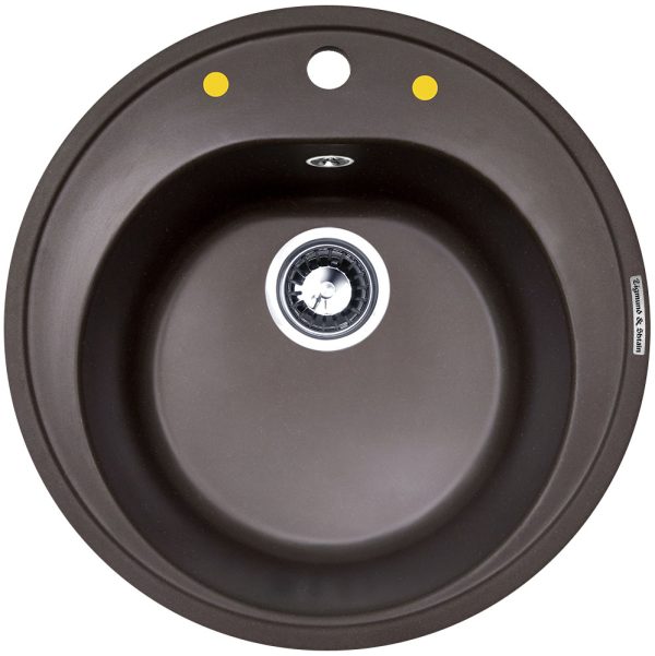 Кухонная мойка Zigmund & Shtain KREIS 505 ШВЕЙЦ.ШОКОЛАД