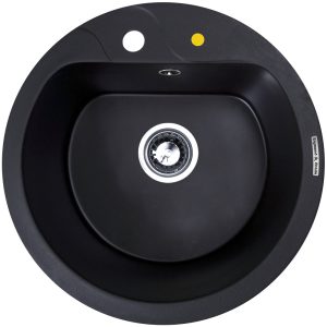 Кухонная мойка Zigmund & Shtain KREIS 505 F ЧЕРН.БАЗАЛЬТ