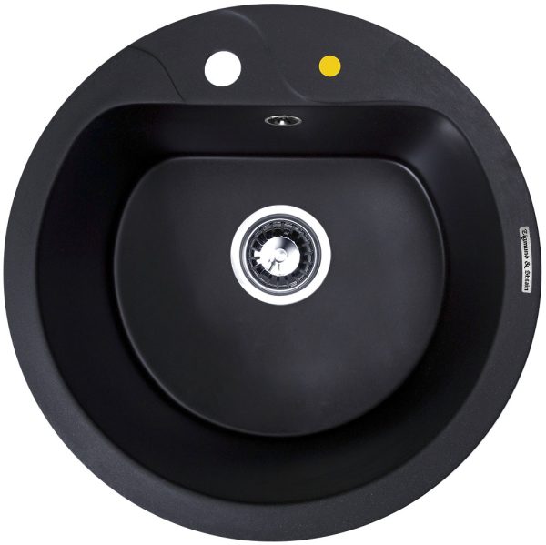 Кухонная мойка Zigmund & Shtain KREIS 505 F ЧЕРН.БАЗАЛЬТ