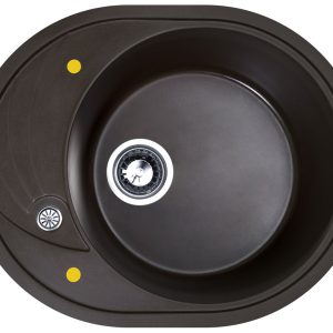 Кухонная мойка Zigmund & Shtain KREIS OV 575 ШВЕЙЦ.ШОКОЛАД