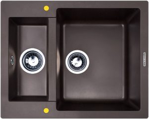 Кухонная мойка Zigmund & Shtain RECHTECK 600.2 ШВЕЙЦ.ШОКОЛАД
