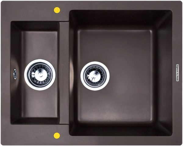 Кухонная мойка Zigmund & Shtain RECHTECK 600.2 ШВЕЙЦ.ШОКОЛАД