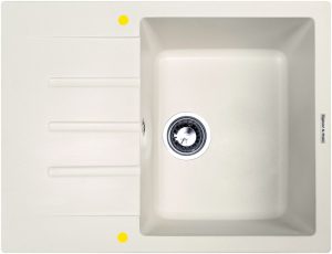 Кухонная мойка Zigmund & Shtain RECHTECK 645 ИНД.ВАНИЛЬ