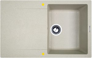Кухонная мойка Zigmund & Shtain RECHTECK 775 РЕЧН.ПЕСОК