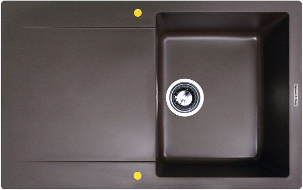 Кухонная мойка Zigmund & Shtain RECHTECK 775 ШВЕЙЦ.ШОКОЛАД