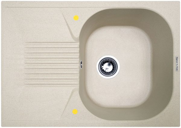 Кухонная мойка Zigmund & Shtain KLASSISCH 695 РЕЧН.ПЕСОК