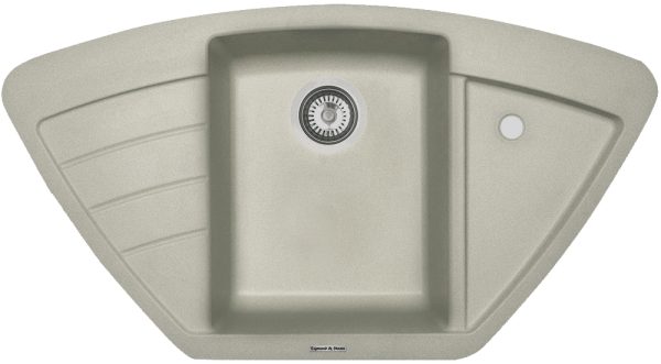 Кухонная мойка Zigmund & Shtain ECKIG 900 РЕЧН.ПЕСОК