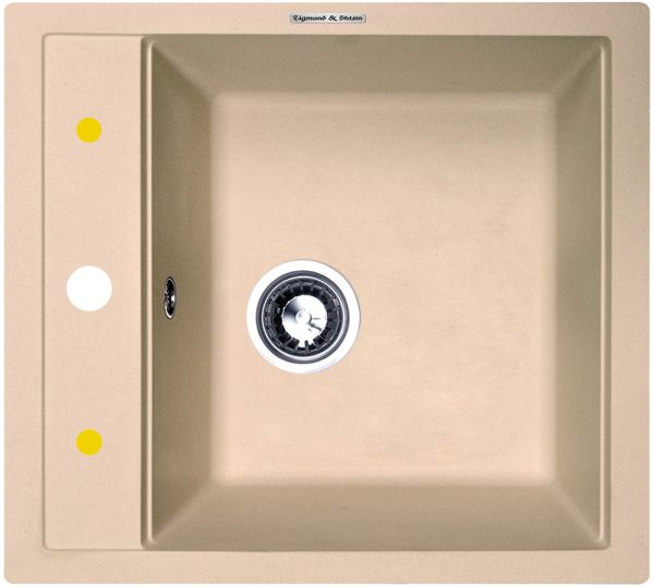 Кухонная мойка Zigmund & Shtain PLATZ 465 ТОПЛ.МОЛОКО