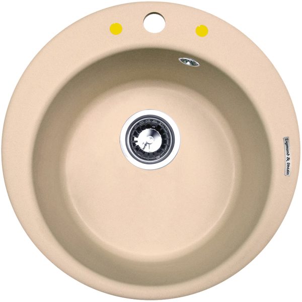 Кухонная мойка Zigmund & Shtain KREIS 480 ТОПЛ.МОЛОКО