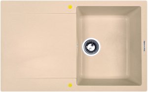 Кухонная мойка Zigmund & Shtain RECHTECK 775 ТОПЛ.МОЛОКО