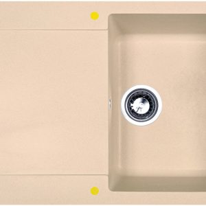 Кухонная мойка Zigmund & Shtain RECHTECK 775 ТОПЛ.МОЛОКО