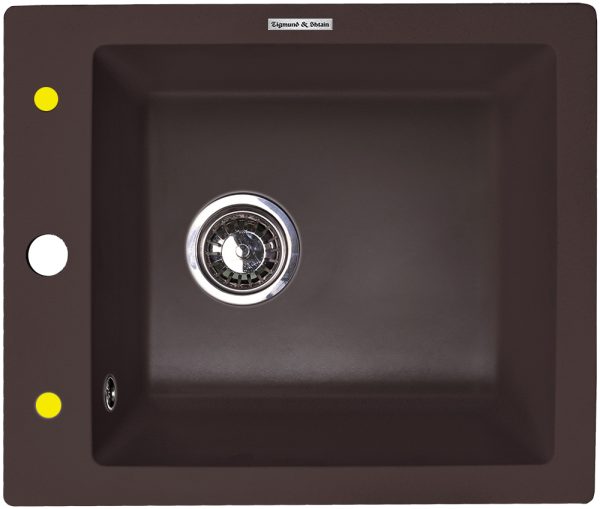 Кухонная мойка Zigmund & Shtain PLATZ 425 ШВЕЙЦ.ШОКОЛАД