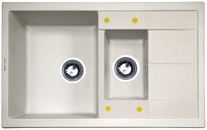 Кухонная мойка Zigmund & Shtain RECHTECK 780.2 ОСЕН.ТРАВА