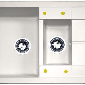 Кухонная мойка Zigmund & Shtain RECHTECK 780.2 ИНД.ВАНИЛЬ