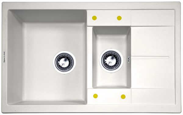 Кухонная мойка Zigmund & Shtain RECHTECK 780.2 ИНД.ВАНИЛЬ