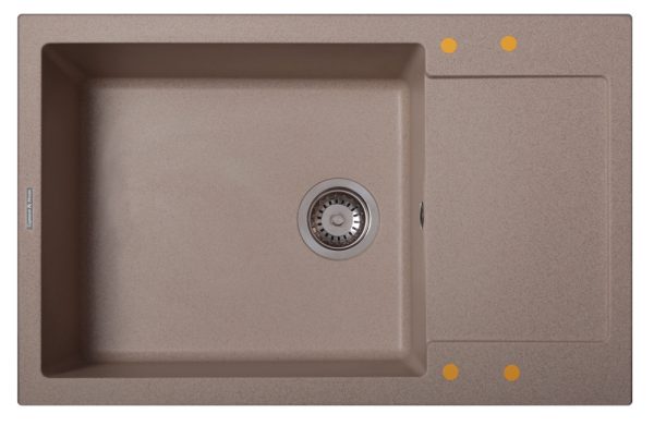 Кухонная мойка Zigmund & Shtain RECHTECK 780.490 ОСЕН.ТРАВА