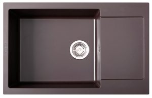 Кухонная мойка Zigmund & Shtain RECHTECK 780.490 ШВЕЙЦ.ШОКОЛАД