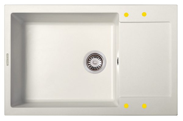 Кухонная мойка Zigmund & Shtain RECHTECK 780.490 ИНД.ВАНИЛЬ