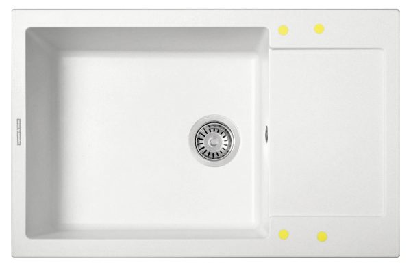 Кухонная мойка Zigmund & Shtain RECHTECK 780.490 КАМЕН.СОЛЬ